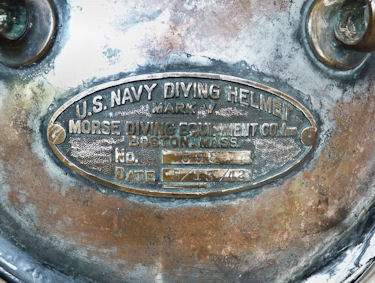  1942 Morse Navy MK V Dive Helmet