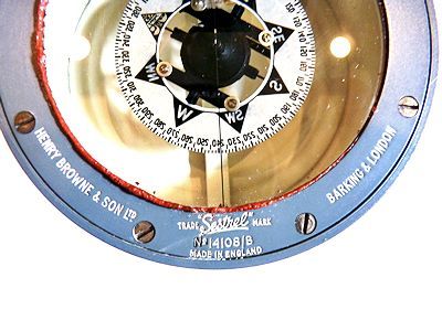 The maker's markings on the compass image