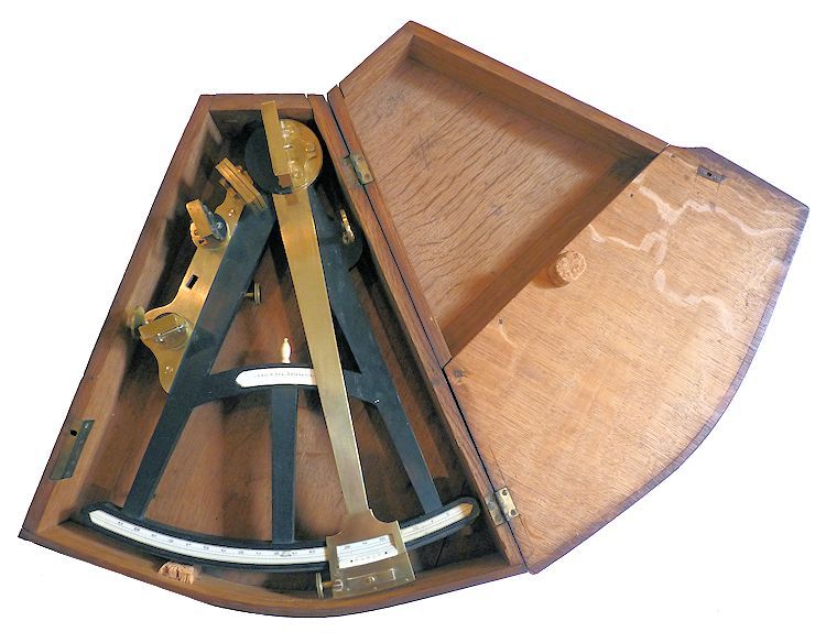 Open case with octant inside image