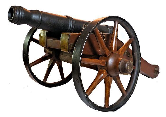 Cannon viewed from the left front image