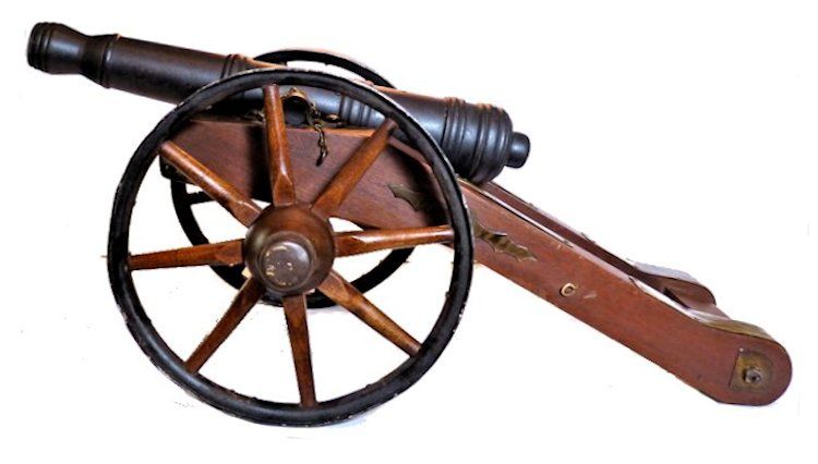 Left side of Revolutionary cannon image