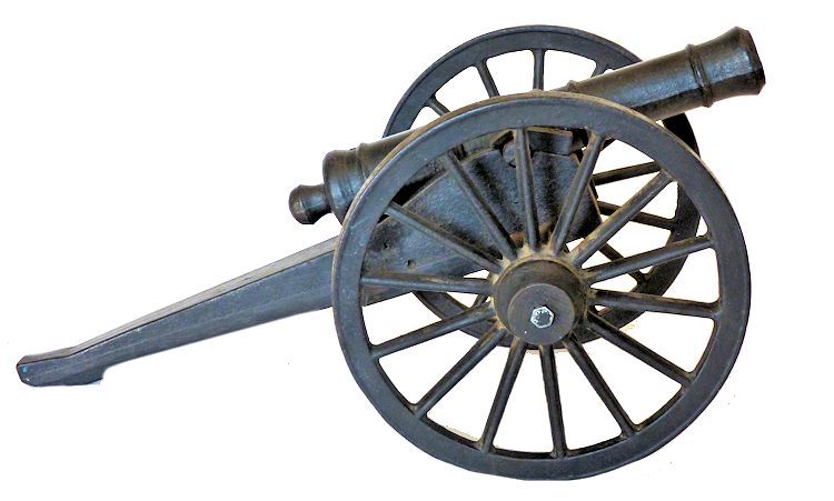 Right side of 8 Pound Revolutionary cannon image