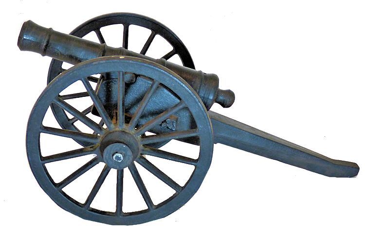 Left side of 8 Pound Revolutionary cannon image