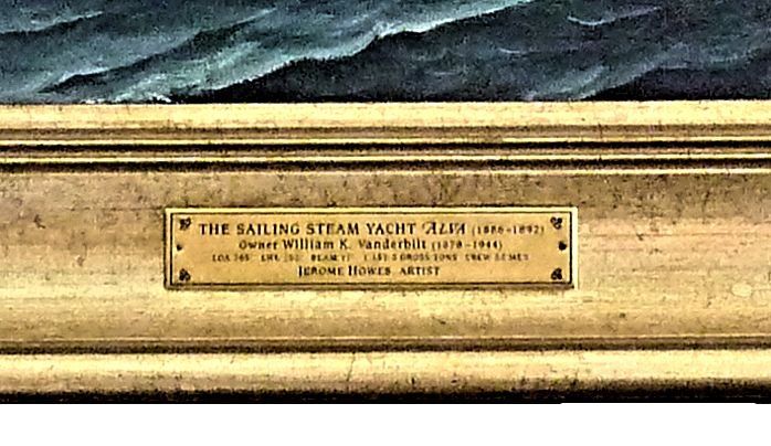 Details of the yacht ALVA name tag image