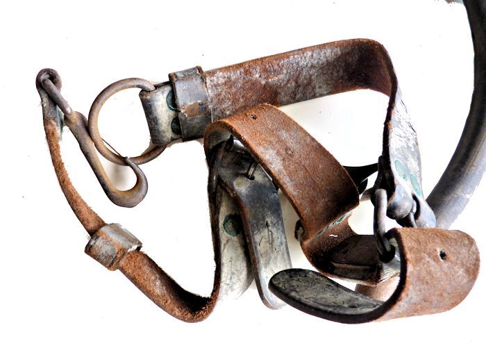 Close-up of leather belt image