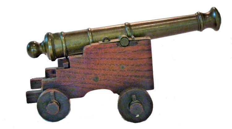 Right side view of Royal George Cannon Relic image