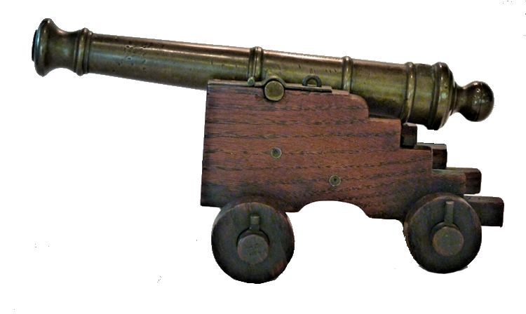Left side of Royal George Cannon Relic image