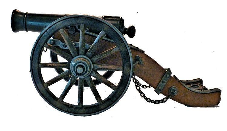 George I miniature feld cannon relic image