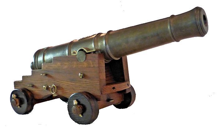 Cannon viewed from the right front image