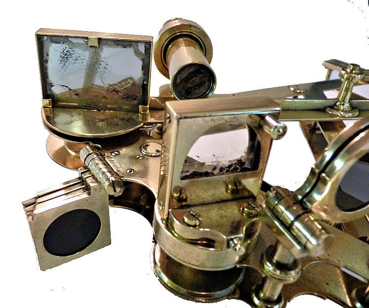 Close-up of index mirror image