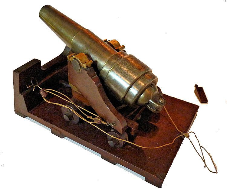 Top view of the Parrot cannon traversed to the right image