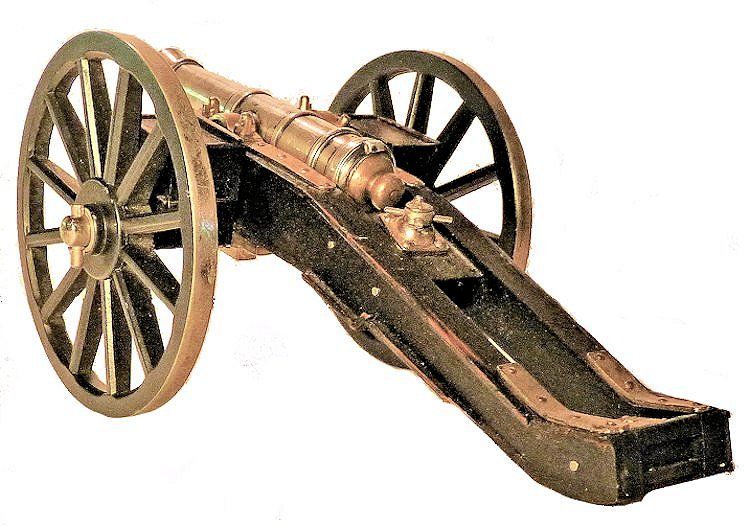 Picture of the rear of the cannon from the left image