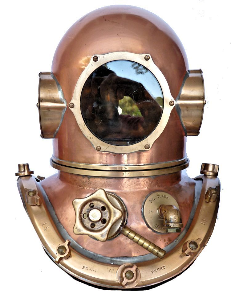 New David L. Clark diving helmet image