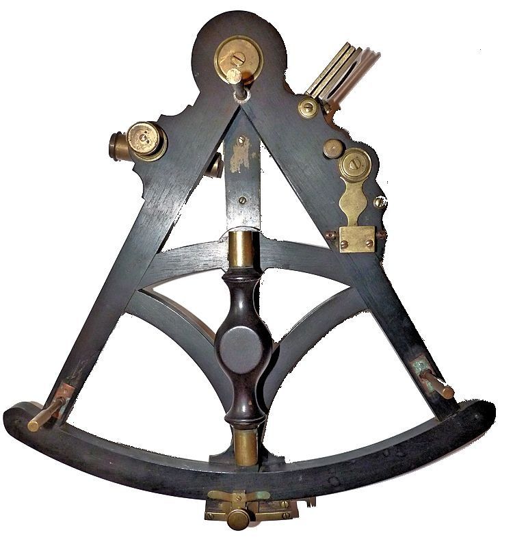 Back of Bradford unusual sextant image