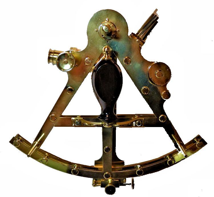 Back of Troughton & Simms Double Robert T Way Sextant image